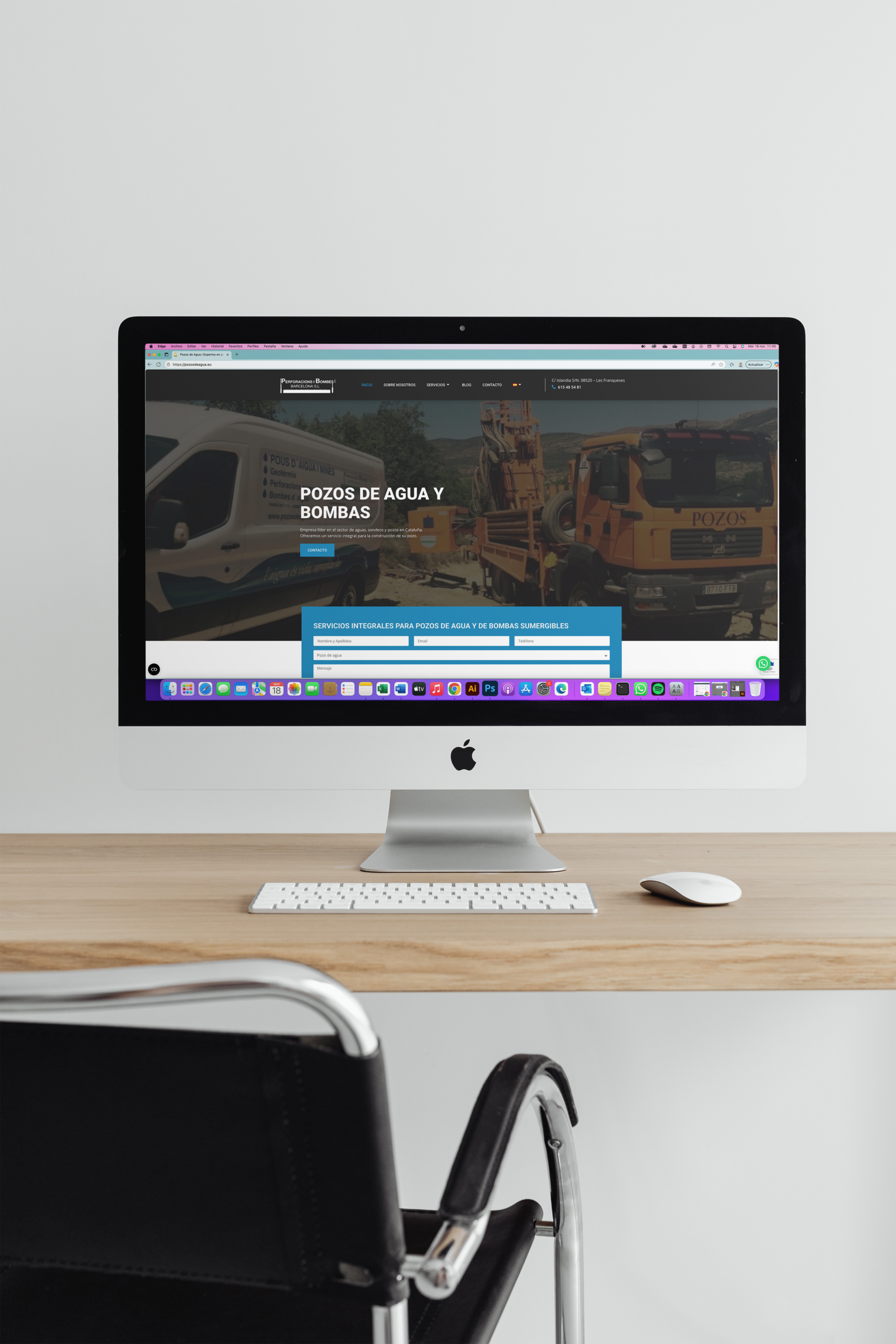 Diseño web para Pozos de Agua