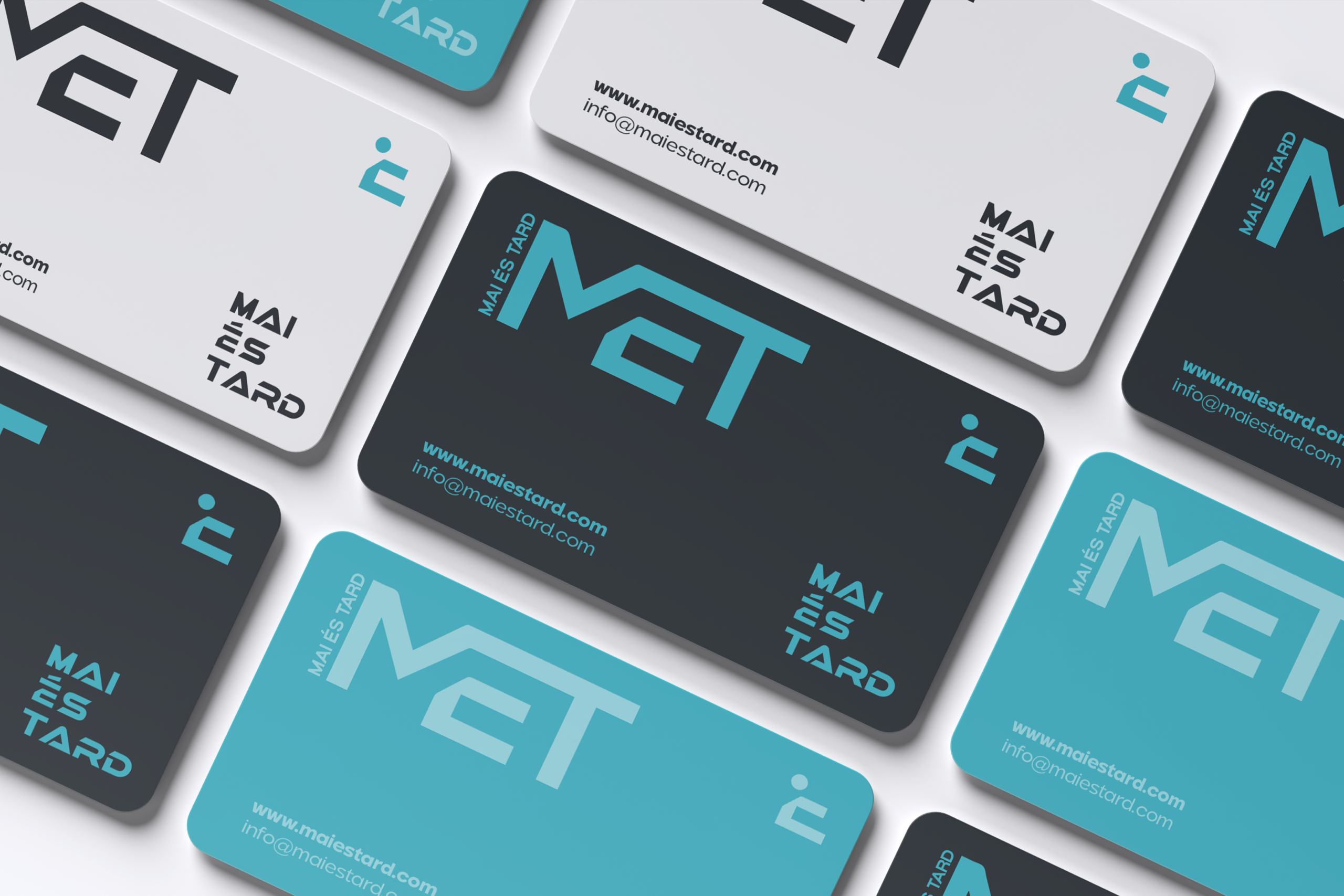 Diseño de identidad visual y tarjetas para MET